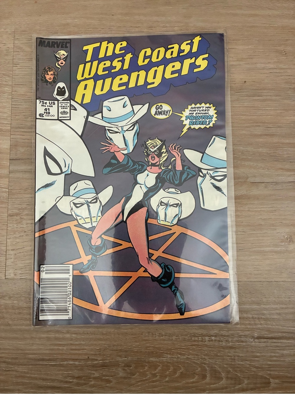Marvel The West Coast Avengers Comic - Purple & Yellow Cover Art